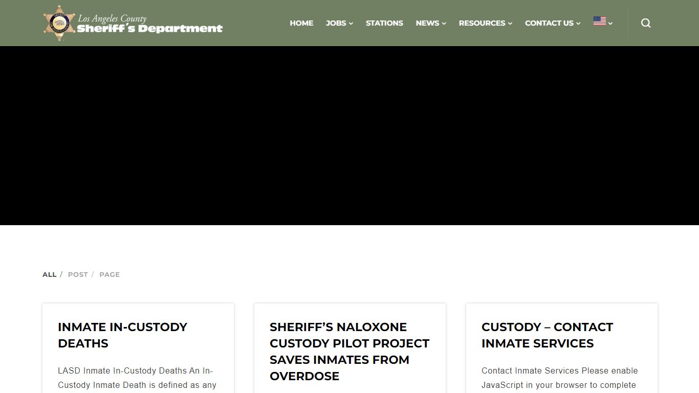 Search Results for “inmate” | Los Angeles County Sheriff's Department